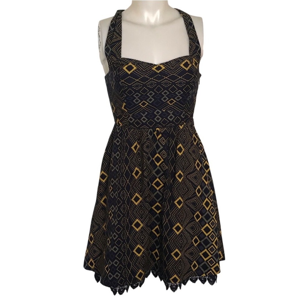 ANTHROPOLOGIE EDME & ESYLLTE BLUE &‎ YELLOW PRESS